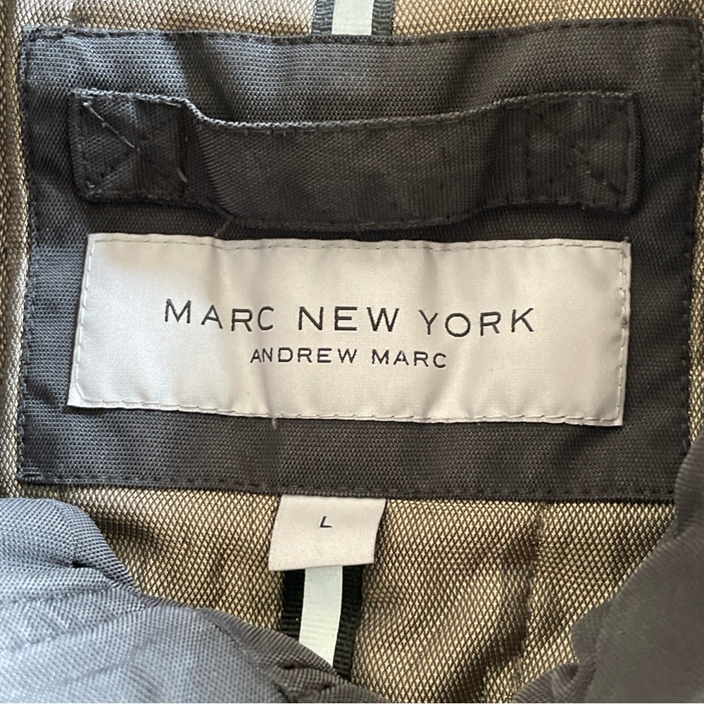 MARC NEW YORK Men's Black Utility Jacket Nylon Polyester Shell with Hood Large - Picture 6 of 16